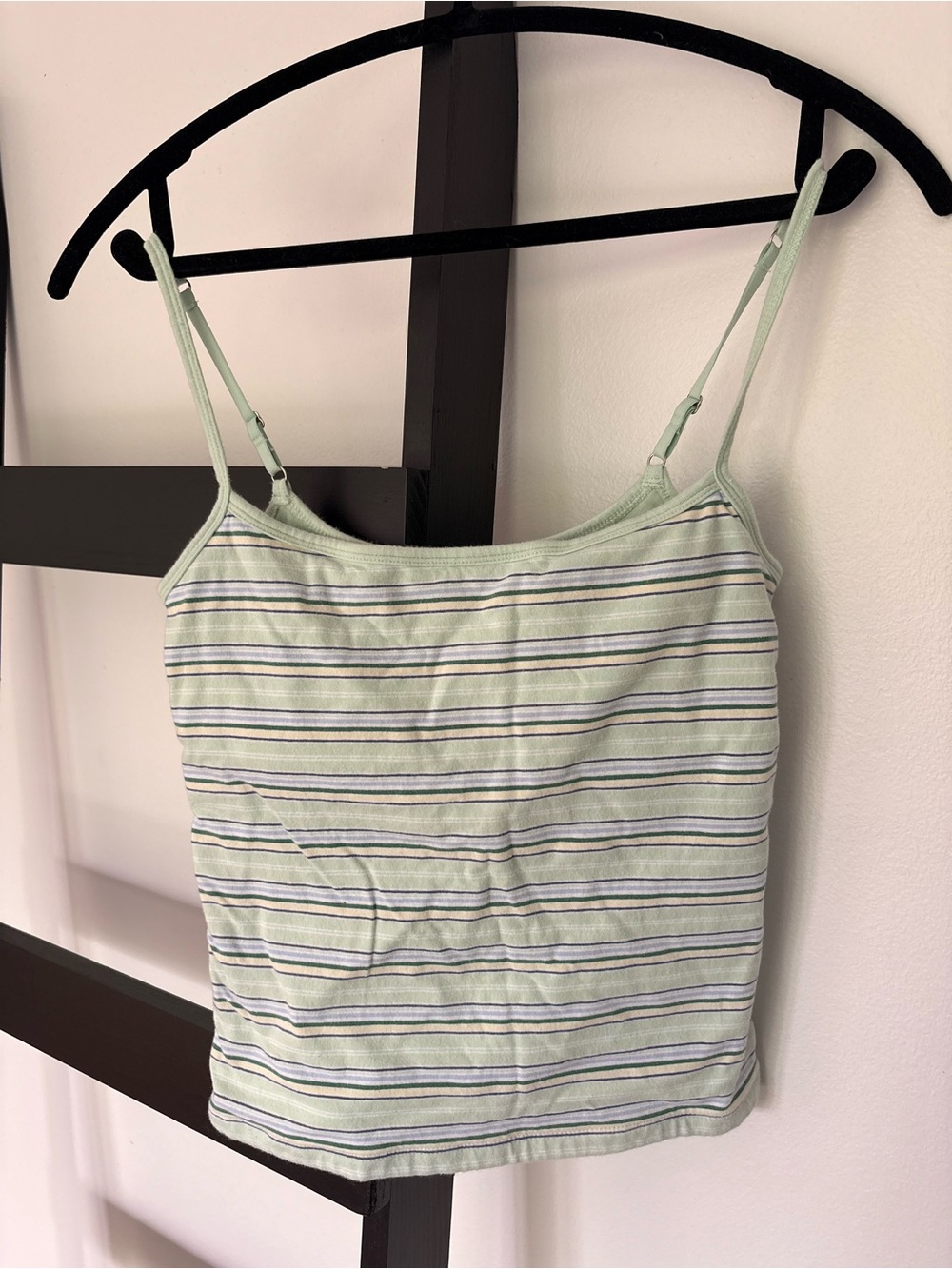 Abercrombie & Fitch Mint Green Striped Cami